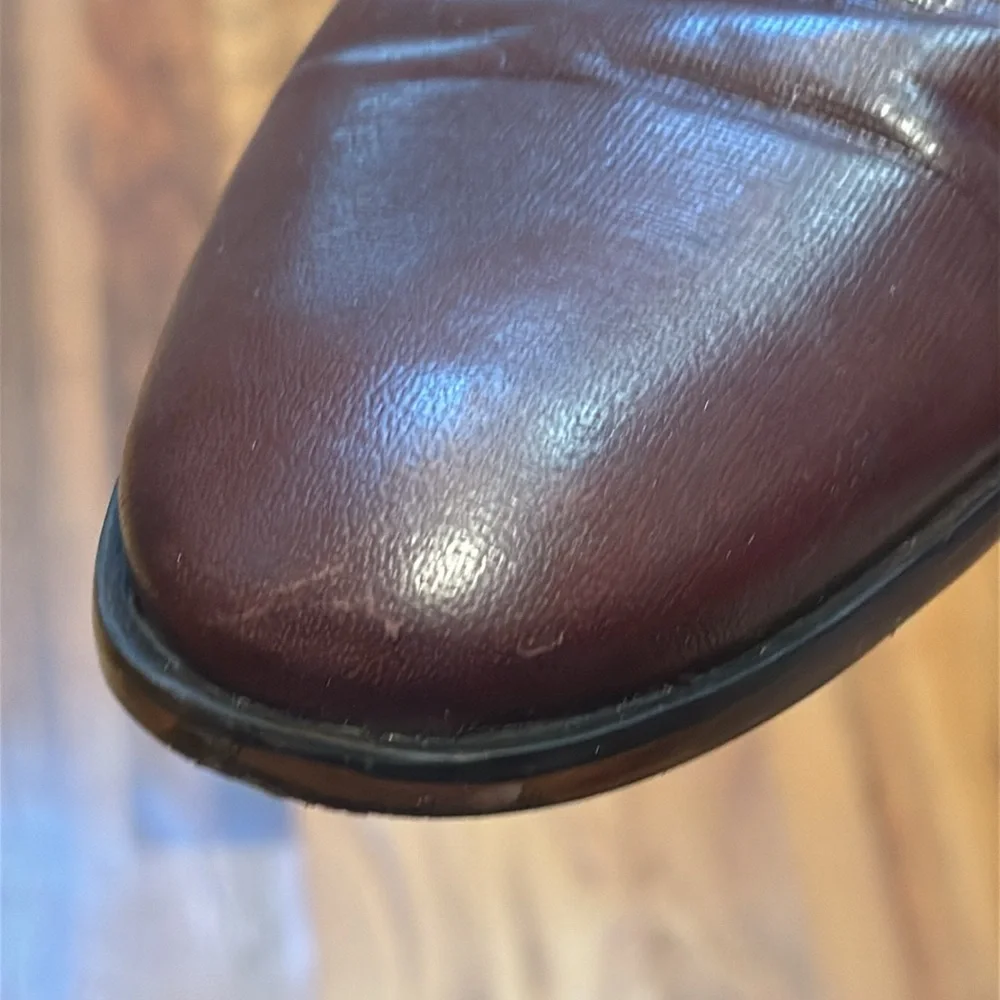 Red Tape Textured Leather Ankle Chukka Boots Men’s 9